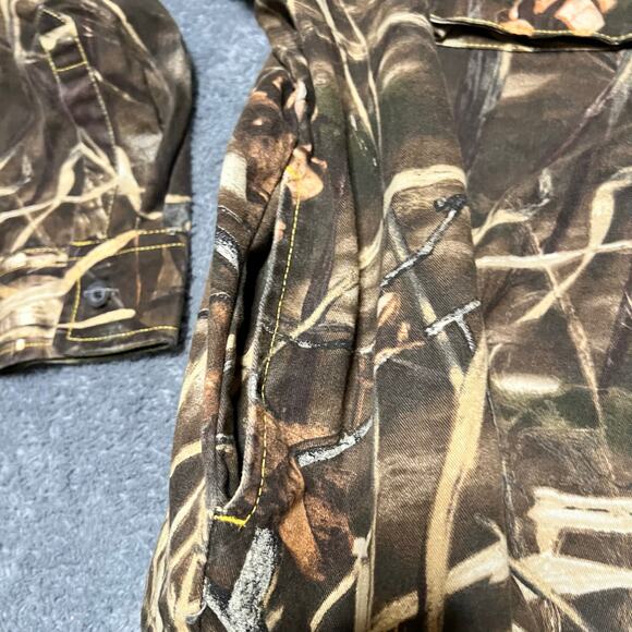 Duck Commander Shirt Mens 3XL Camo Hunting Long Sleeve Button Hunting - Picture 3 of 8